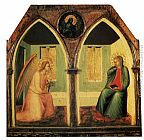 Pietro Lorenzetti Canvas Paintings - The Annunciation